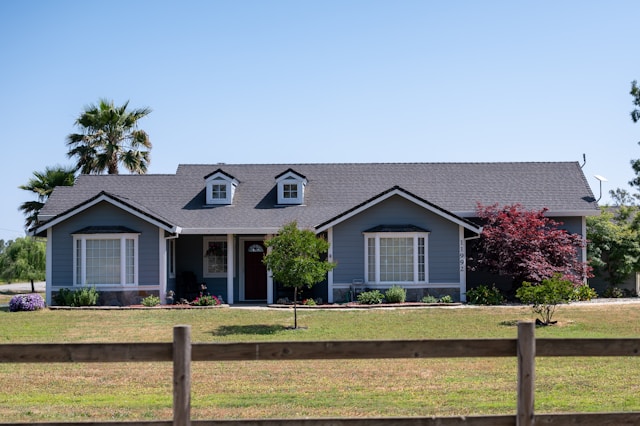 a house with a fence in front of it